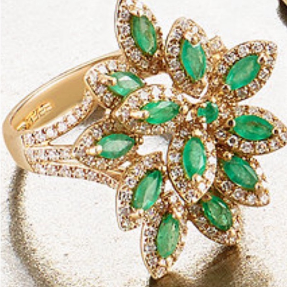 Emerald ring by effy